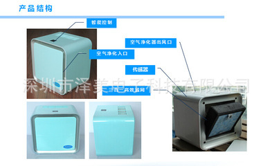 泽美科技ZM-002 Sair桌面型空气净化器 招商与OEM合作新机遇