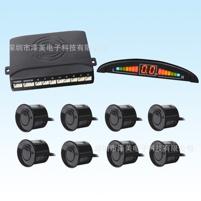 深圳市泽美电子科技 双CPU高清晰LED距离显示汽车雷达，性价比之选